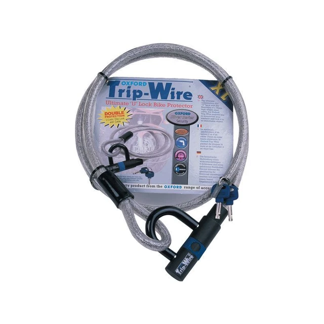 New OXFORD XL TRIPWIRE - HIGH SECURITY CABLE AND PADLOCK OXOF334