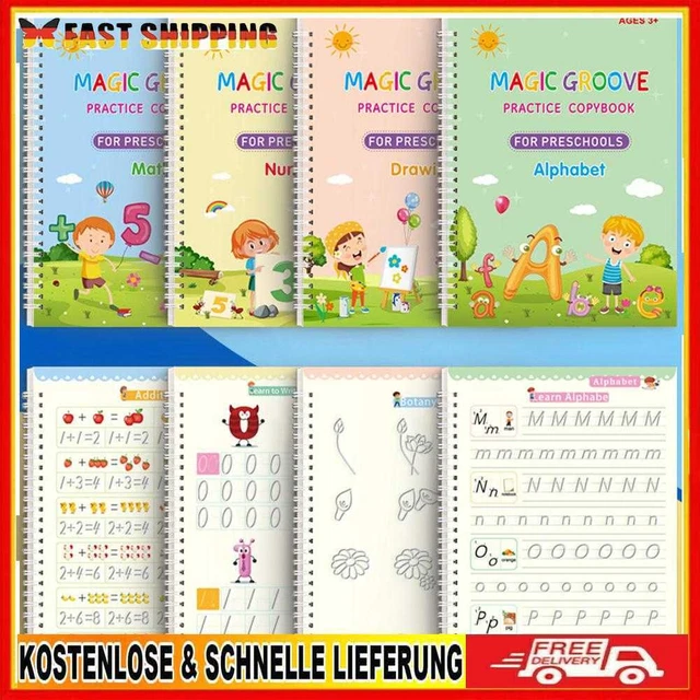 Children Copybook Calligraphy Handwriting Books English Letter Learning Writing