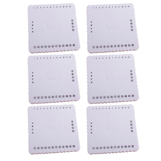 Handgemachter Seil Flechter Perlenschnüre Faden Flechtbrett Handbuch 6 Pcs