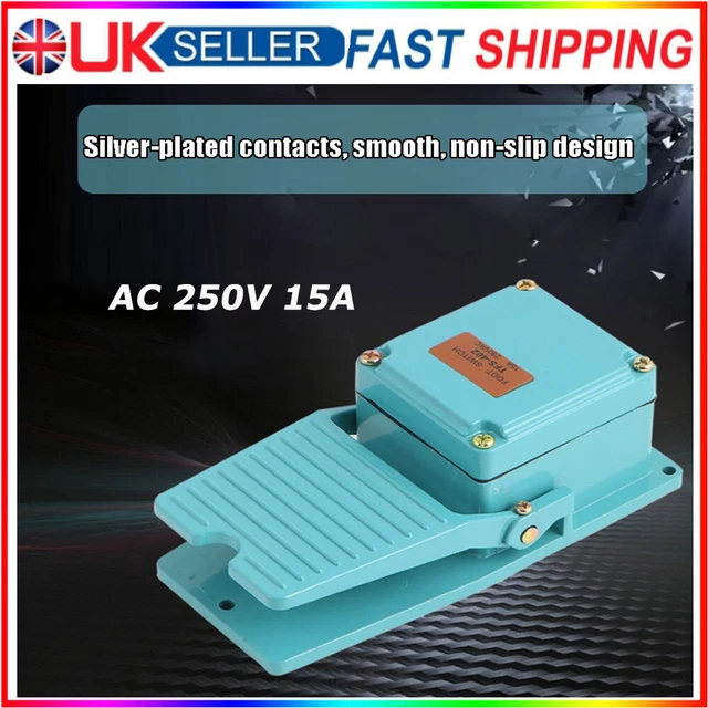 FOOT OPERATED PEDAL Controller Switch On/Off Heavy Duty Foot Switch ...