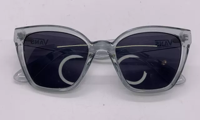 VANS Sunglasses Off the Wall Women’s Fashion Hip Cat Eye Clear Transparent