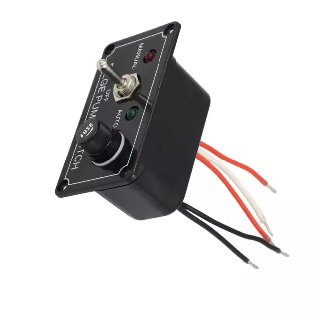 Panneau de commutateur de pompe de cale DC 12V manuel/arrêt/automatique pour