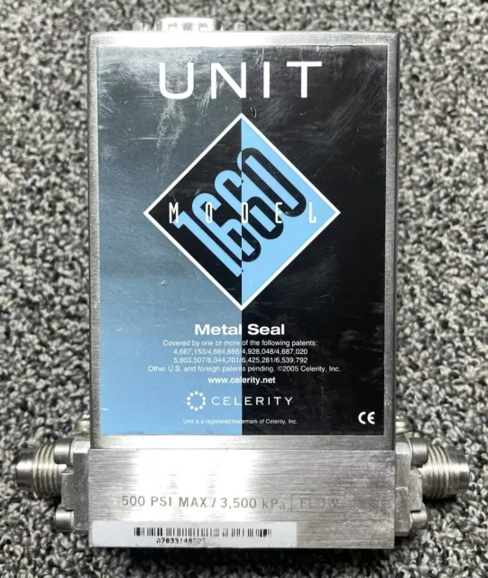 Unit Instruments 1660 Gas: O2, 3 SLM, AutoShut 0227-45861 CS Valve Metal Z Seal