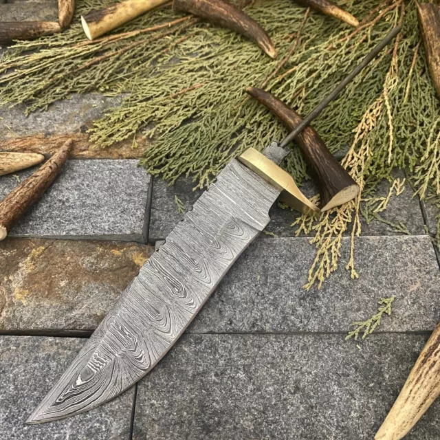 Handmade Damascus Steel Rat Tail Blank Blade for Knife Making Supplies –  SHARD BLADE