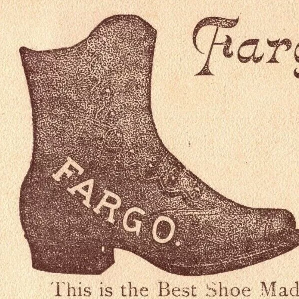 Large Scarce 1893 Chicago World's Fair Trade Card C. H. Fargo & Co. School Shoes