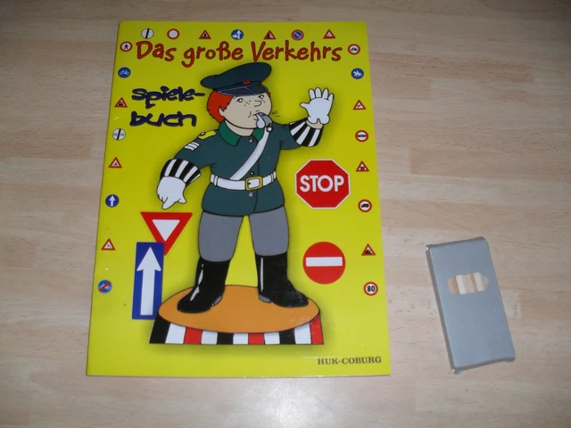 1 x Kinder Malbuch mit Farbstiften Das große Verkehrs Spielebuch malen basteln
