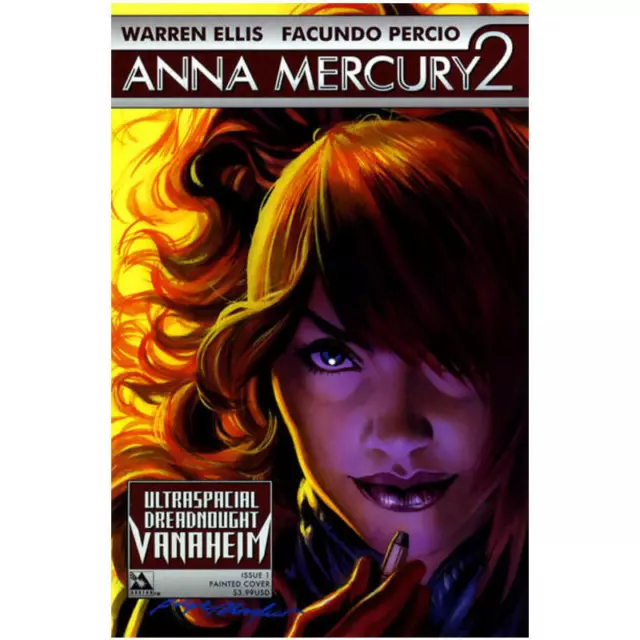 Anna Mercury 2 #1 Painted Cover in Near Mint condition. Avatar comics [b/