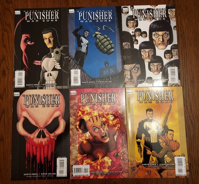 Punisher: War Zone #1-6 (Vol.2, 2009); Garth Ennis; High Grade!