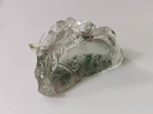 19/20th century Qing Dynasty A Chinese natural crystal brush rest