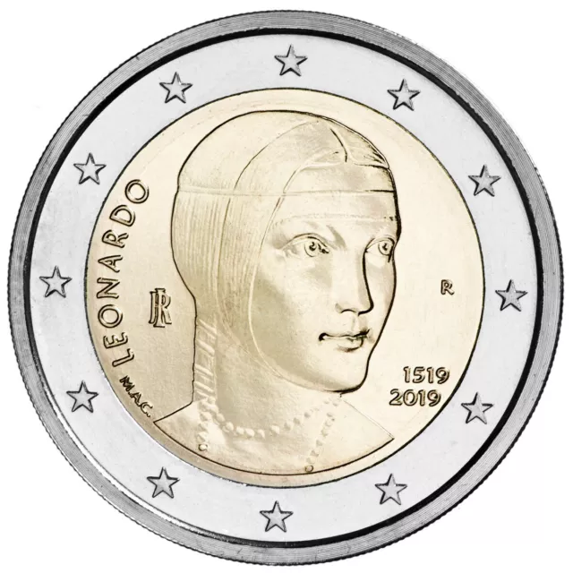 2019 - 2 Euro Commemorativi FDC - A SCELTA: BEL,EST,FIN,FRA,GER,GRE,IRL,ITA ...