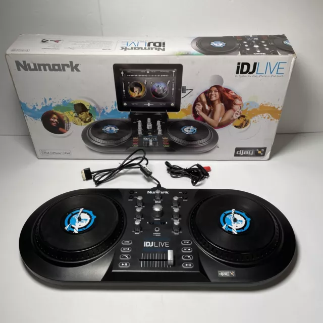 Idj Live Numark Turntable Mixer,Dj,Controller,To Iphone Ipad Conection…