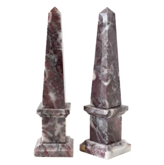 Obelisk Klassisch Marmor Stempelglanz Peach Marble Classic Home Design H.25CM