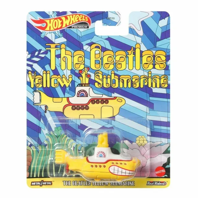 Yellow Submarine BEATLES ***** Hot Wheels Retro 957F 2021 Premium 1:64
