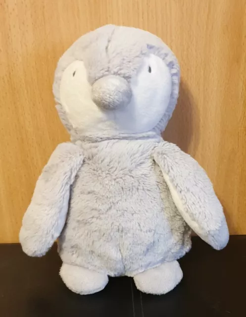 The Little White Company Medium Snowy Penguin Soft Plush Comforter Toy 9”