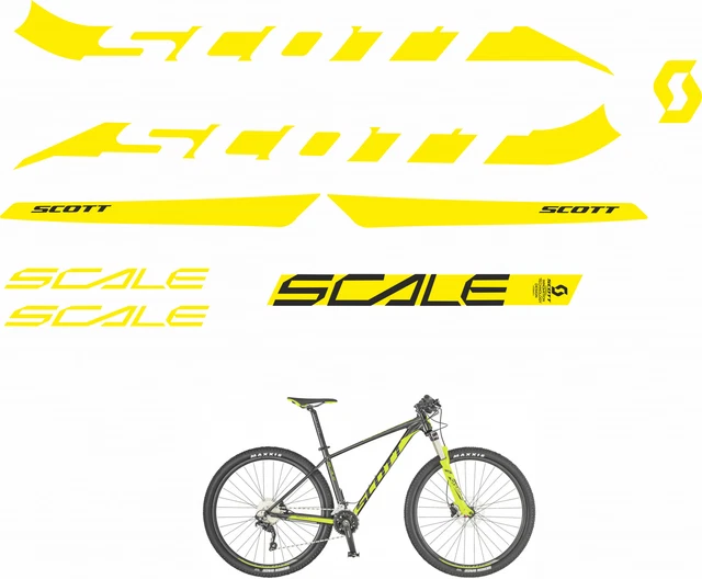 Autocollants Cadre Scott Scale RC 700 Pro 2017 - Neuf Sous Emballage, Sans Marque, Pour VTT