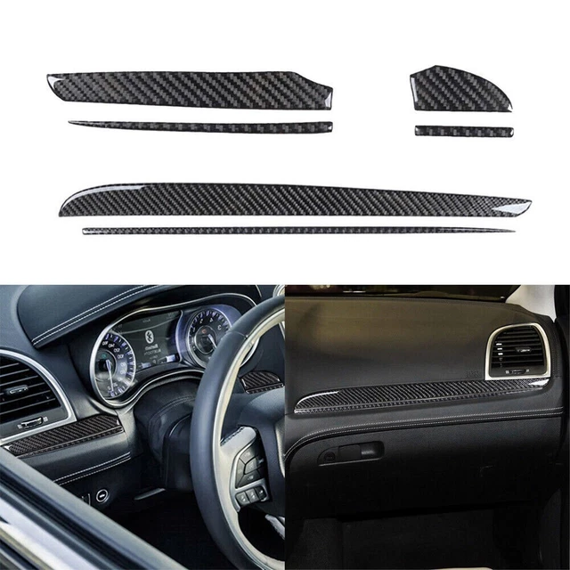Cruscotto Accessori Auto Abitacolo Strisce 6 Pezzi Copertura Graffio