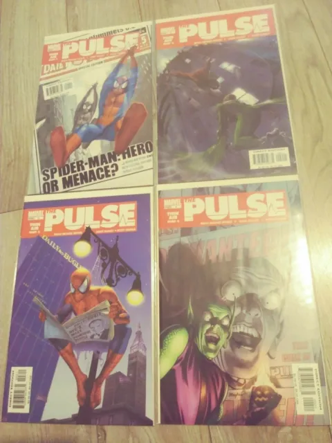 The Pulse #'s 1-8 High Grade Marvel Comic Book Set PA1-46