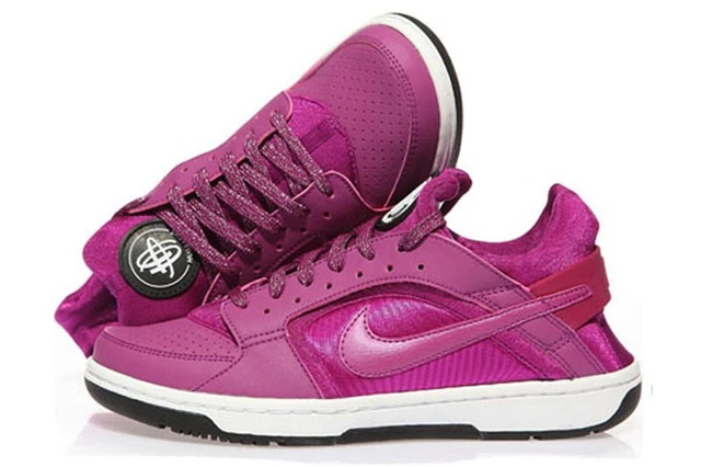 Nike Womens Huarache Dance Low Training Shoes Sz 11 Purple/Whte 385433-551 NWOT