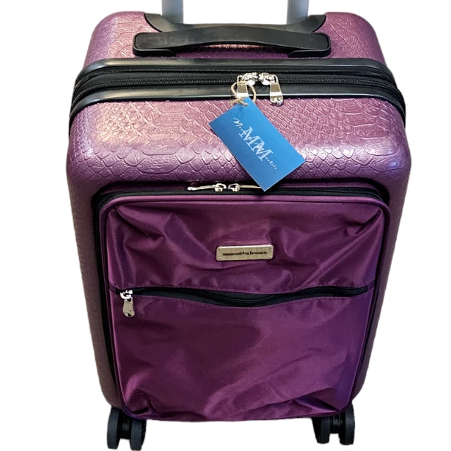 Samantha Brown Luggage 22" Hardside Spinner Travel Pilot Case