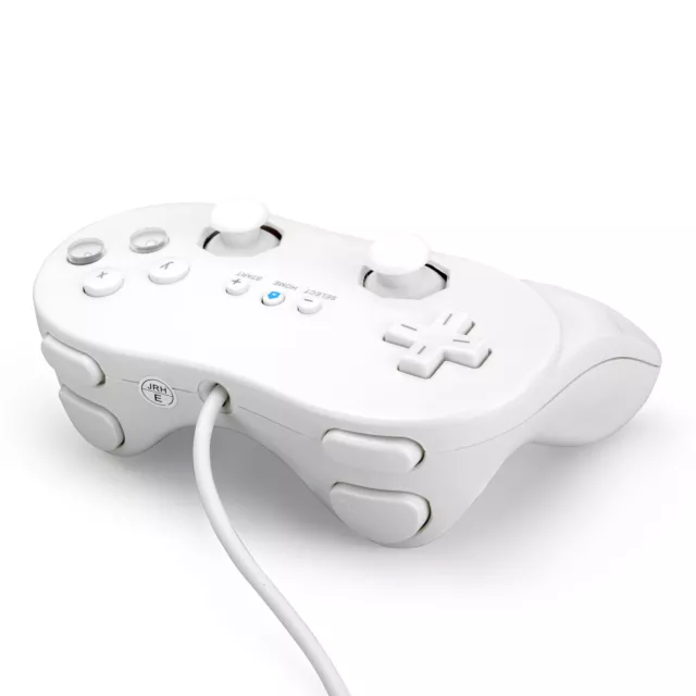 New White Classic Pro Wired GamePad Joypad Controller for Nintendo Wii Console 2