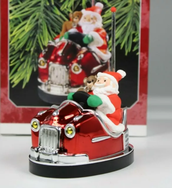 Hallmark Keepsake Ornament New "Santas Bumper Car" Here Comes Santa Vintage 1998