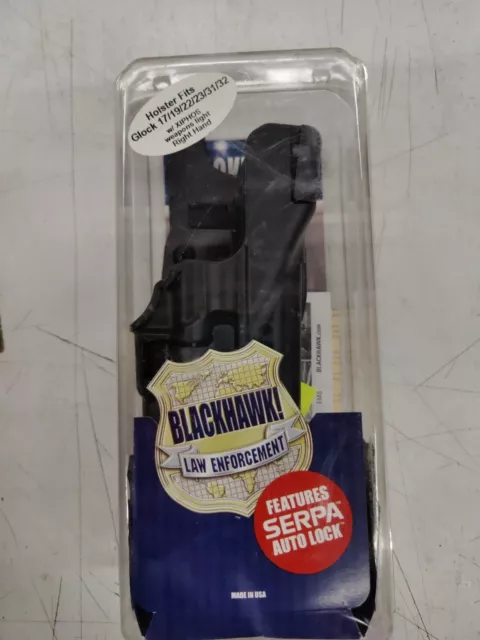 Blackhawk! Serpa Auto Lock Duty Holster For Glock w/XIPHOS 17/19/22/23/31/32  RH