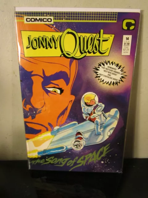Jonny Quest Comic Book #14 Comico 1987 bagged boarded~
