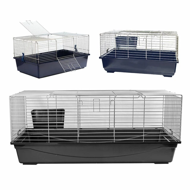 Single Level Indoor Rabbit Cage Small Animal Pet Home Rat Guinea Pig Hutch House