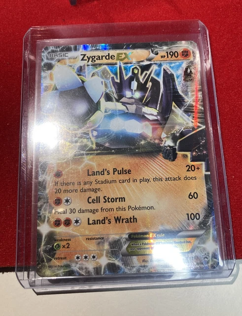 Pokemon Card Zygarde EX XY151 Black Star Promo Half Art Near Mint
