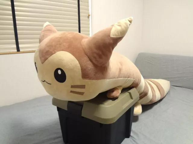 POKEMON CENTER ONLINE Limited Life Size Plush Doll Furret Ootachi