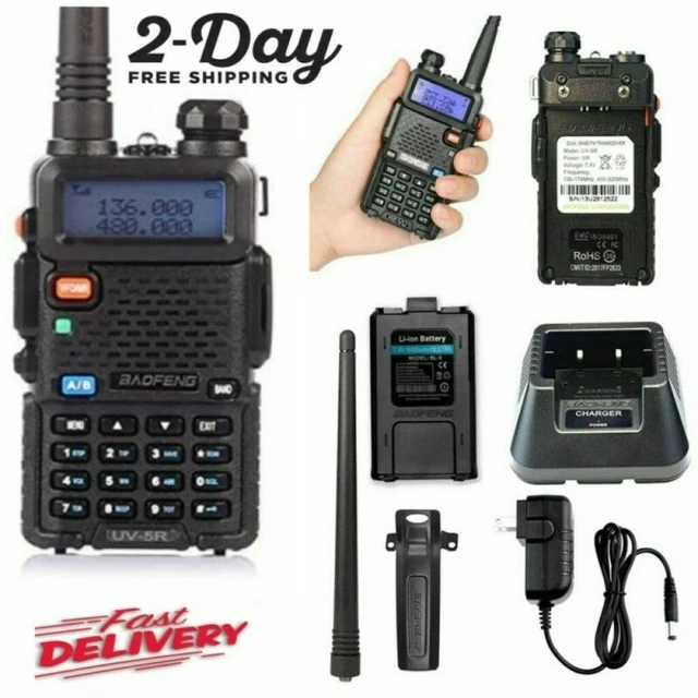 DIGITAL HANDHELD RADIO Scanner Police VHF FM EMS Ham 2 Way Transceiver