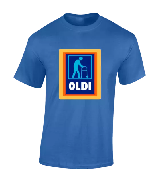 Oldi Funny Mens T Shirt Joke Birthday Gift Present Idea For Dad Grandad Husband