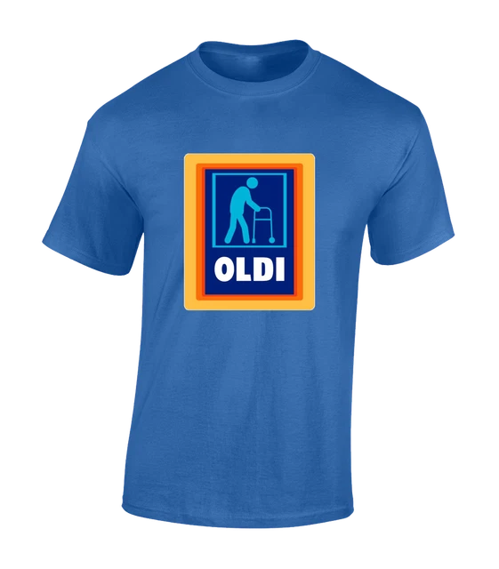 Oldi Funny Mens T Shirt Joke Birthday Gift Present Idea For Dad Grandad Husband