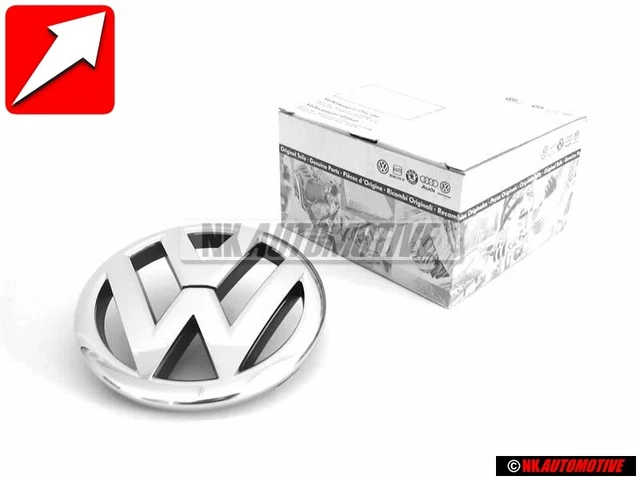 VW ORIGINAL VORNE Kühlergrill Emblem Logo Zeichen Chrom - 6R0853600A ...