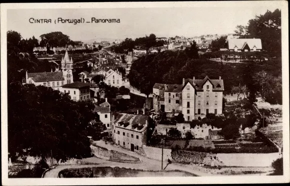 Ak Sintra Cintra Portugal, Panorama - 4156624