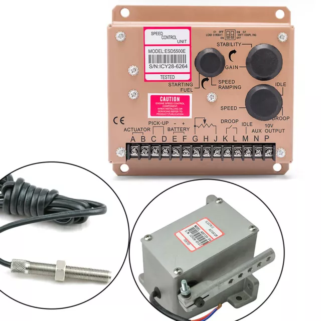 High Quality ESD5500E Series Speed Governor MSP6729 Magnetic Speed Sensor 12V DC