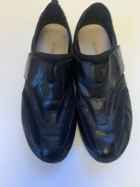 Liz Claiborne Liz Sport Black Leather Comfort Shoes Women's Size 7