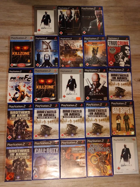 GROSSES SPIELEPAKET PLAYSTATION 2, Ps2 FSK 18 (23 SPiele) EUR 14,99