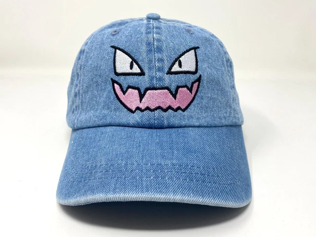 Cappellino Snapback Haunter Pokémon – 5 Pannelli, Nero, Edizione Limitata, Fatto A Mano - Foto 2