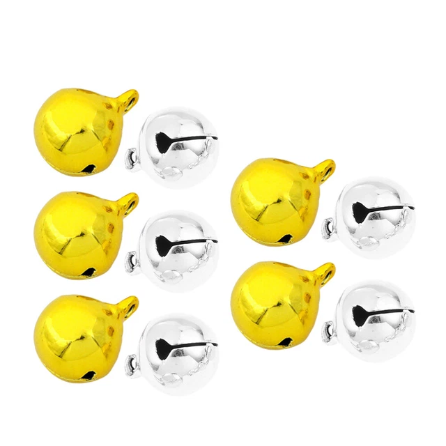 10 piezas 18 MM Prácticas Campanas Colgantes Metal Mascota Collar Accesorios