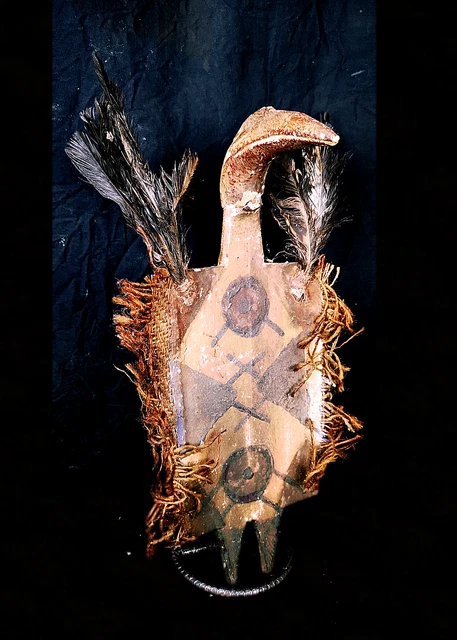 Beautiful Tribal Toussian Divination Plank    --- Burkina Faso