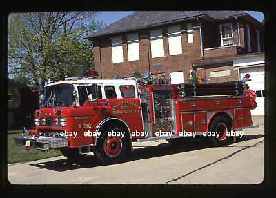 Crosswicks NJ 1980 Ford C Emergency One pumper Fire Apparatus Slide