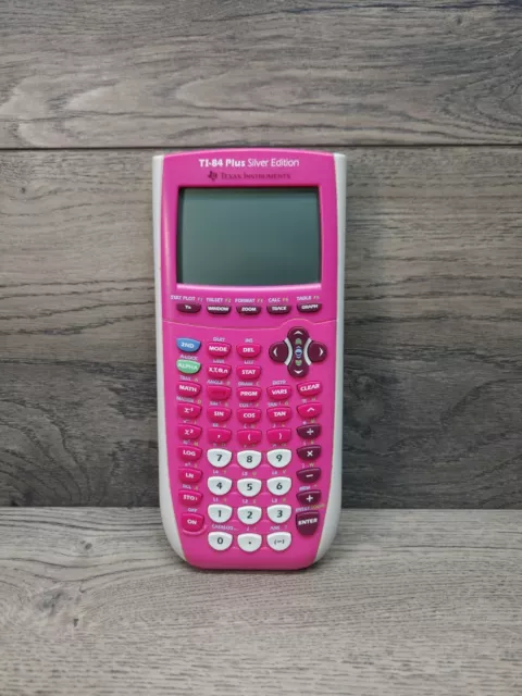 Texas Instruments TI-84 Plus Silver Edition Pink Graphing Calculator *No Cover*