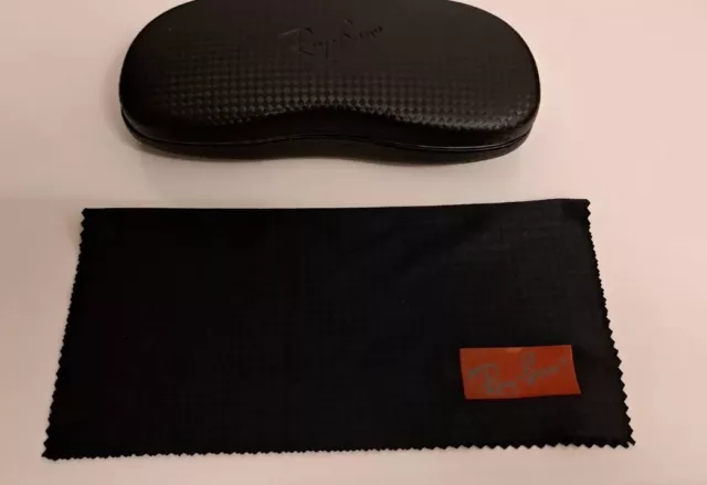 Genuine Ray-Ban glasses Hard Case & Cleaning Cloth
