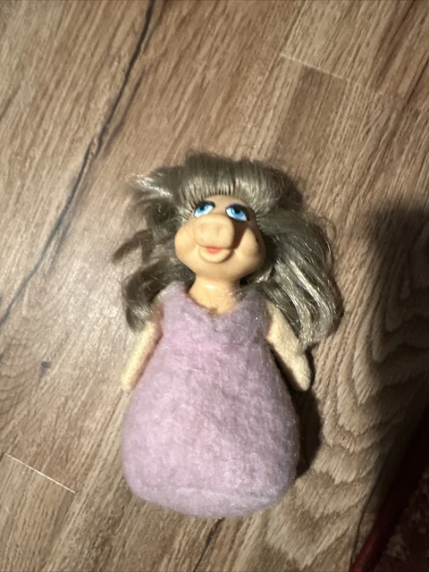 Fisher Price The Muppets Miss Piggy Beanbag 7" Plush Doll 1979 Vintage