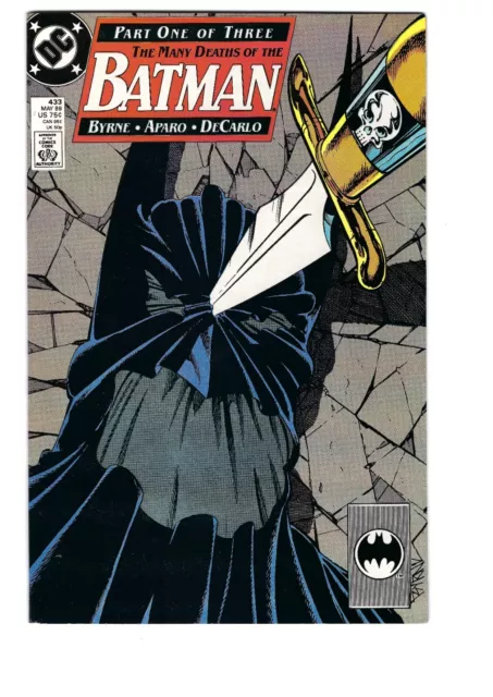 Batman #433, 434, 435  Many Deaths of Batman - Full Story Arc (VF/NM) job lot