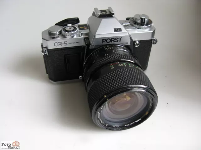 Porst-Fuji CR-5 SLR-Kamera Zoom+Macro-Objektiv Soligor 28-70 MC 3,9-4,8 lens