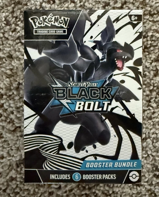 POKEMON TCG SCARLET & Violet Black Bolt Booster Bundle Brand New Sealed ...