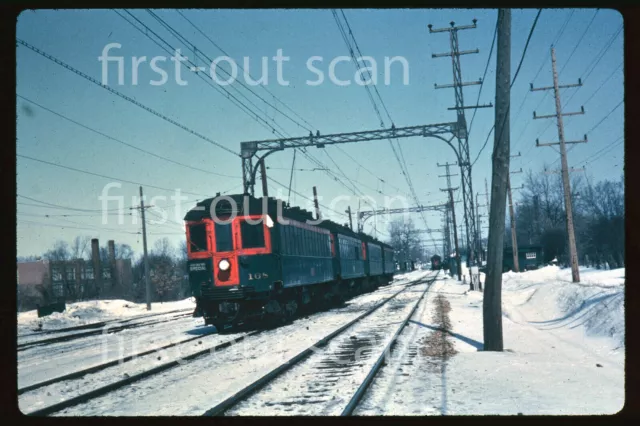 D DUPLICATE SLIDE - CNSM North Shore 168 Trolley Electric Action 1960s