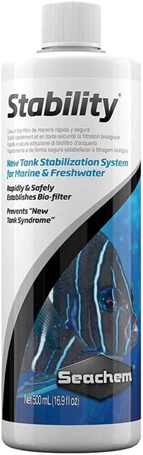 Seachem Stability Fish Tank Stabilizer - for Freshwater and Marine Aquariums, 16